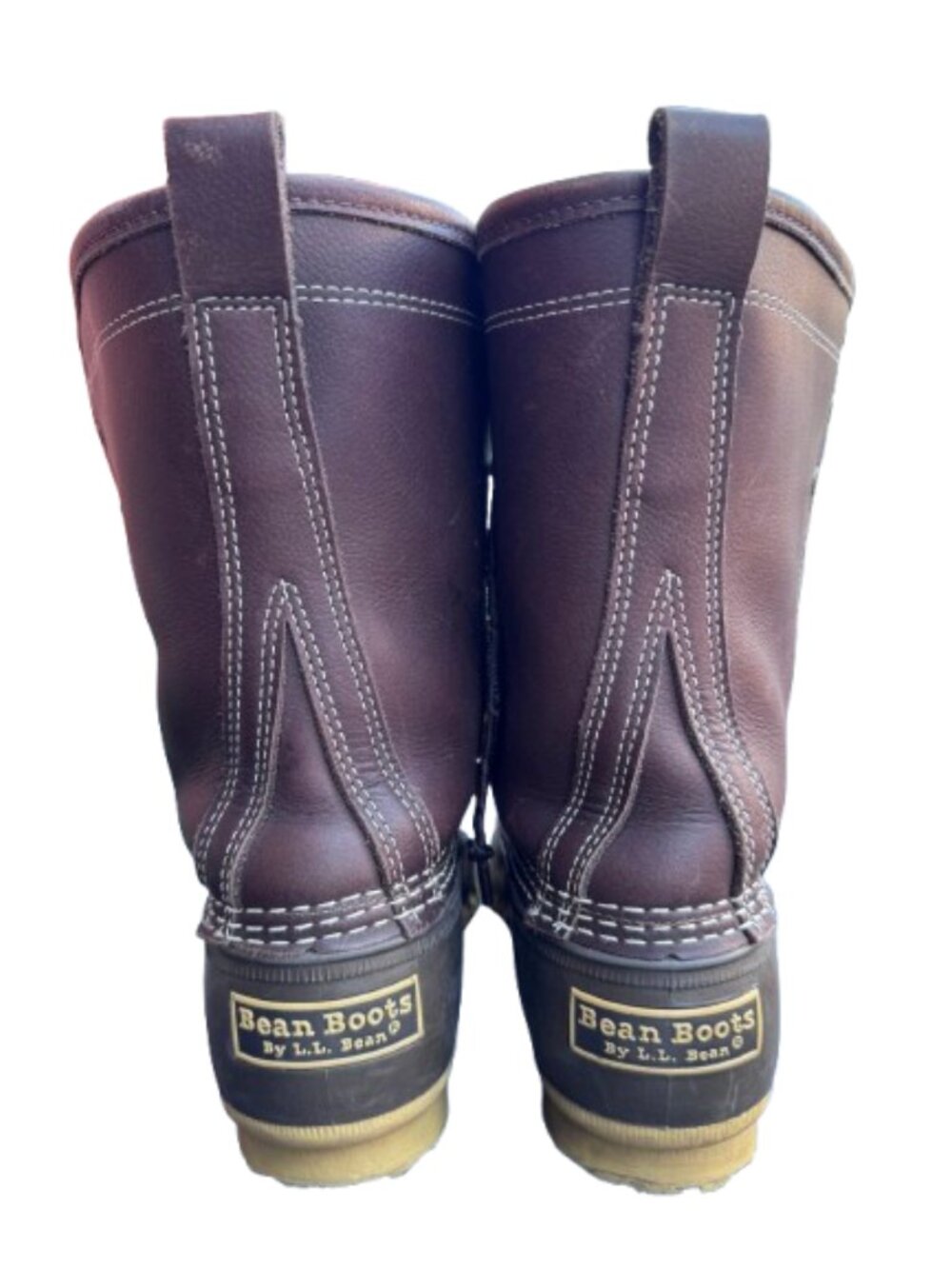 L.L.Bean Bean Boot 10” Shearling-Lined Duck Boots Brown on Brown Women's US 8 M - Picture 7 of 16
